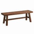 Panca in legno massello di noce 120x35x45cm
